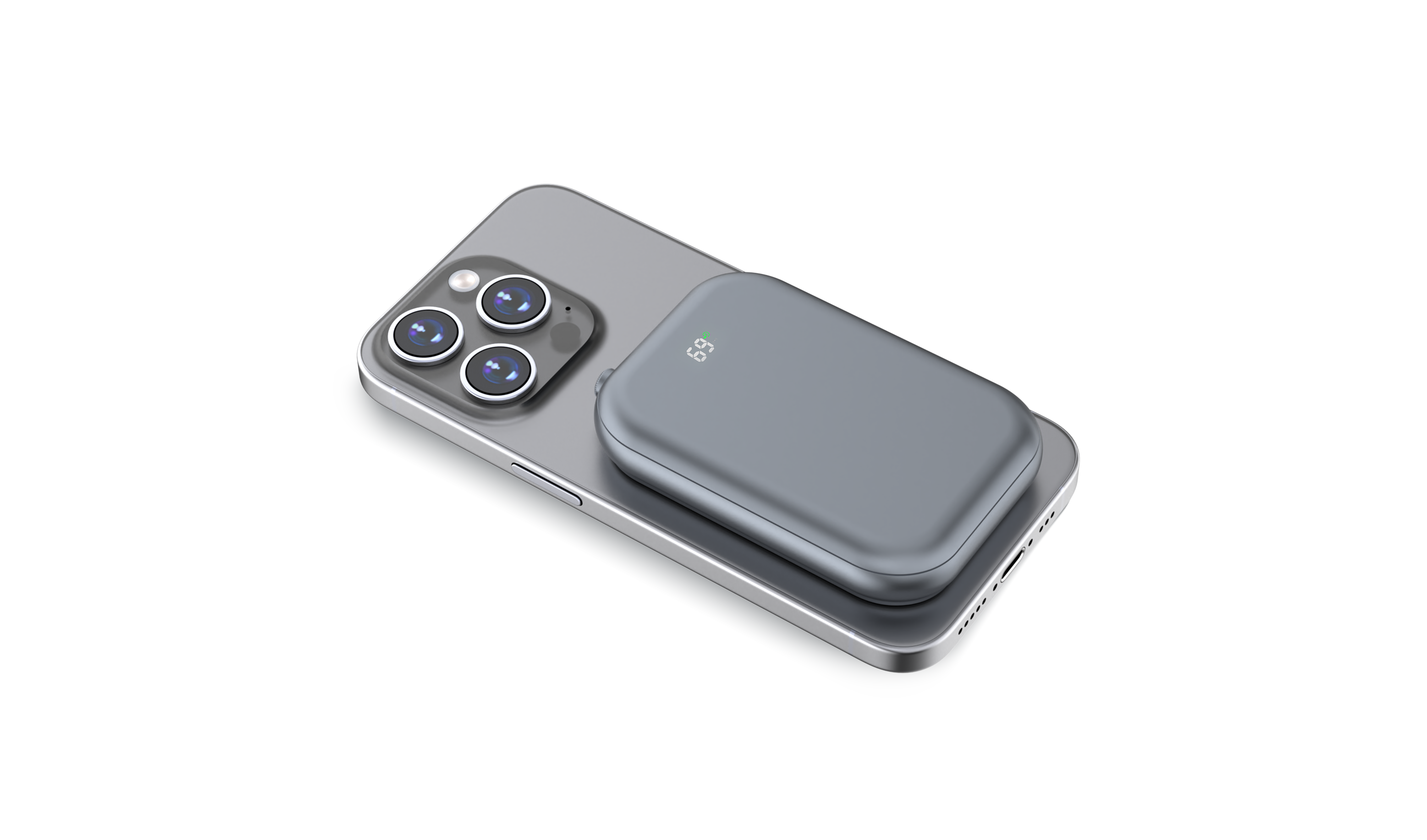 PDB-594  3-in-1 Magnetic Wireless Charging Power Bank – 10000mAh - Fast Charger for iPhone, Apple Watch & AirPods